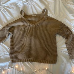 Pacsun “Cold-Shoulder” Knit Sweater